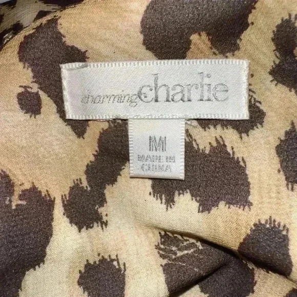 Women's Charming Charlie Dress, M, Brown leopard - Picture 7 of 11